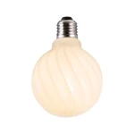 7W Colors Twist LED 3 step dim. 3000K Ø9,5cm. E27 opal Dekoracyjna żarówka ściemnialna