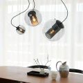 Lampa wisząca Forty-five szary przydymiony Ø15cm. G9 halo design 743988 | 5705639743988 noxbox lampynox www.lampynox.pl