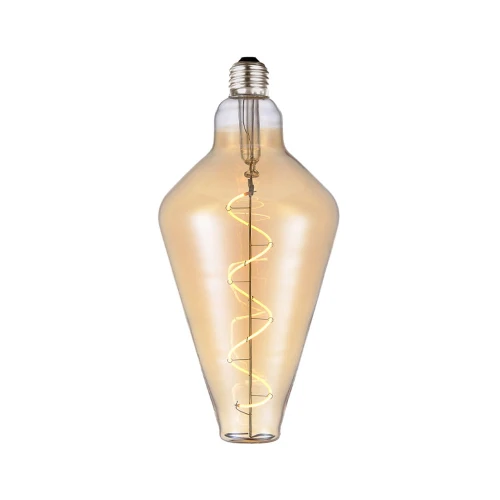 Dekoracyjna żarówka ściemnialna 4W Colors Mini Cone LED 3 step dim. 2000K Ø12,5cm. E27 bursztynowa halo design 936656 | 5705639936656 noxbox lampynox www.lampynox.pl