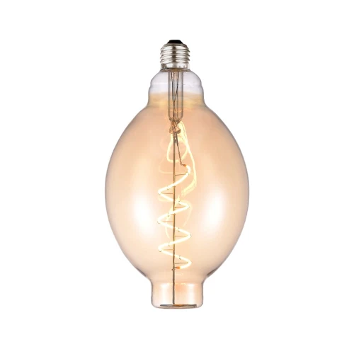 Dekoracyjna żarówka ściemnialna 4W Colors Mini Bubbles LED 3 step dim. 2000K Ø12,5cm. E27 bursztynowa halo design 936670 | 5705639936670 noxbox lampynox www.lampynox.pl