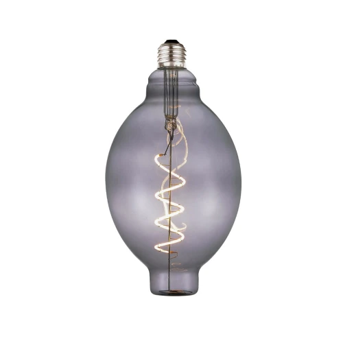 Dekoracyjna żarówka ściemnialna 4W Colors Mini Bubbles LED 3 step dim. 2000K Ø12,5cm. E27 szary przydymiony halo design 936700 | 5705639936700 noxbox lampynox www.lampynox.pl