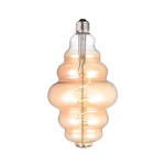 4W Colors Mini Rings LED 3 step dim. 2000K Ø12,5cm. E27 bursztynowa Dekoracyjna żarówka ściemnialna