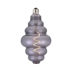 4W Colors Mini Rings LED 3 step dim. 2000K Ø12,5cm. E27 szary przydymiony Dekoracyjna żarówka ściemnialna