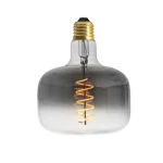 4W Colors Oval LED 3 step dim. 2200K Ø12,5cm. E27 chrom Dekoracyjna żarówka ściemnialna