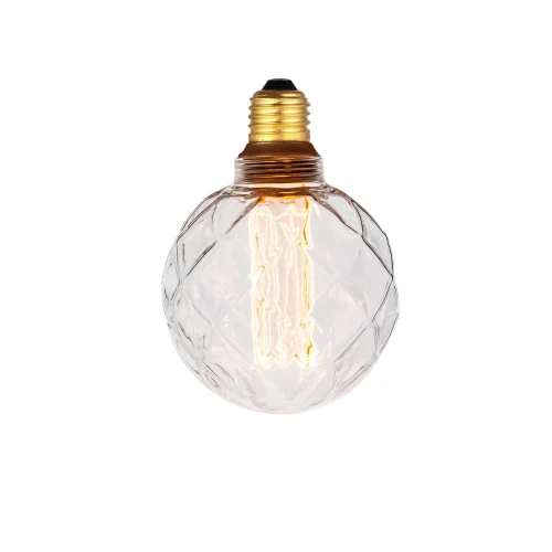 Dekoracyjna żarówka ściemnialna 5W Colors Facet bulb LED 3 step dim. 1800K Ø10cm. E27 przeźroczysty halo design 936229 | 5705639936229 noxbox lampynox www.lampynox.pl