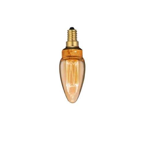 Filamentowa żarówka ściemnialna 2,3W Colors Kerte LED dim. 1800K Ø3,5cm. E14 bursztynowa halo design 936175 | 5705639936175 noxbox lampynox www.lampynox.pl