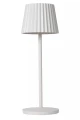 Zewnętrzna lampka stołowa JUSTINE biały LED dim. 2W 2700K IP54 ściemnialna Lucide 27889/02/31 | 5411212272188 noxbox lampynox www.lampynox.pl