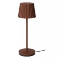 Zewnętrzna lampka stołowa JUSTINE rdzawy brąz LED dim. 2W 2700K IP54 ściemnialna Lucide 27889/02/97 | 5411212272195 noxbox lampynox www.lampynox.pl