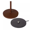 Zewnętrzna lampka stołowa JUSTINE rdzawy brąz LED dim. 2W 2700K IP54 ściemnialna Lucide 27889/02/97 | 5411212272195 noxbox lampynox www.lampynox.pl