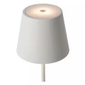 Zewnętrzna lampka stołowa JUSTIN biały LED 2,2W 2700 -3000K IP54 barwa światła zmienna Lucide 27888/04/31 | 5411212271938 noxbox lampynox www.lampynox.pl