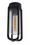 GARLAND czarny Ø15 cm. E27 IP44 Zewnętrzna lampa sufitowa
