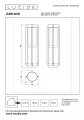 Lampa ogrodowa stojąca GARLAND czarny wys. 56cm. E27 IP44 Lucide 27823/56/30 | 5411212272140 noxbox lampynox www.lampynox.pl