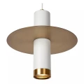 Łazienkowa lampa wisząca SELIN Biały | Miedź GU10 śr. 25cm. IP44 Lucide 03444/01/31 | 5411212031785 noxbox lampynox www.lampynox.pl