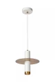 Łazienkowa lampa wisząca SELIN Biały | Miedź GU10 śr. 25cm. IP44 Lucide 03444/01/31 | 5411212031785 noxbox lampynox www.lampynox.pl