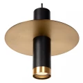Łazienkowa lampa wisząca SELIN Czarny | Miedź GU10 śr. 25cm. IP44 Lucide 03444/01/30 | 5411212031778 noxbox lampynox www.lampynox.pl