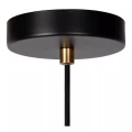 Łazienkowa lampa wisząca SELIN Czarny | Miedź GU10 śr. 25cm. IP44 Lucide 03444/01/30 | 5411212031778 noxbox lampynox www.lampynox.pl