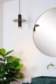 Łazienkowa lampa wisząca SELIN Czarny | Miedź GU10 śr. 25cm. IP44 Lucide 03444/01/30 | 5411212031778 noxbox lampynox www.lampynox.pl