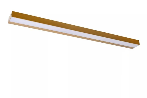 Kinkiet łazienkowy nad lustro ALEXA złoty mat | mosiądz szer. 90cm. LED 13W 3000K IP44 Lucide 04210/13/02 | 5411212040534 noxbox lampynox www.lampynox.pl