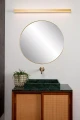 Kinkiet łazienkowy nad lustro ALEXA złoty mat | mosiądz szer. 90cm. LED 13W 3000K IP44 Lucide 04210/13/02 | 5411212040534 noxbox lampynox www.lampynox.pl