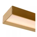 Kinkiet łazienkowy nad lustro ALEXA złoty mat | mosiądz szer. 60cm. LED 8W 3000K IP44 Lucide 04210/08/02 | 5411212040510 noxbox lampynox www.lampynox.pl