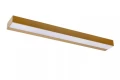 Kinkiet łazienkowy nad lustro ALEXA złoty mat | mosiądz szer. 60cm. LED 8W 3000K IP44 Lucide 04210/08/02 | 5411212040510 noxbox lampynox www.lampynox.pl