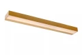 Kinkiet łazienkowy nad lustro ALEXA złoty mat | mosiądz szer. 60cm. LED 8W 3000K IP44 Lucide 04210/08/02 | 5411212040510 noxbox lampynox www.lampynox.pl