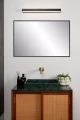 Kinkiet łazienkowy nad lustro ALEXA czarny szer. 60cm. LED 8W 3000K IP44 Lucide 04210/08/30 | 5411212040527 noxbox lampynox www.lampynox.pl