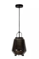 Lampa wisząca SISKA szary przydymiony Ø23 cm. E27 Lucide 45403/01/65 | 5411212452290 noxbox lampynox www.lampynox.pl