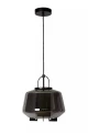 Lampa wisząca SISKA szary przydymiony Ø30 cm. E27 Lucide 45404/01/65 | 5411212452313 noxbox lampynox www.lampynox.pl