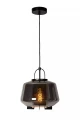 Lampa wisząca SISKA szary przydymiony Ø30 cm. E27 Lucide 45404/01/65 | 5411212452313 noxbox lampynox www.lampynox.pl