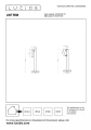 Zewnętrzna lampa stołowa ANTRIM biały LED dim. 2,2W 2700K IP54 Lucide 27503/02/31 | 5411212272218 noxbox lampynox www.lampynox.pl