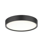 Universal czarny Ø28 cm. LED 3 step dim. 12W 3000K IP44 Plafon łazienkowy ściemnialny