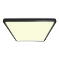 Plafon łazienkowy ściemnialny LED ultra czarny szer. 29cm. LED 3 step dim. 18W 3000K IP54 halo design 730025 | 5705639730025 noxbox lampynox www.lampynox.pl