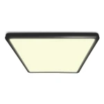 LED ultra czarny szer. 29cm. LED 3 step dim. 18W 3000K IP54 Plafon łazienkowy ściemnialny