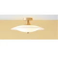 Lampa sufitowa Baroni mosiądz antyczny | biały Ø35cm. 2xG9 halo design 990150 | 5703638990150 noxbox lampynox www.lampynox.pl