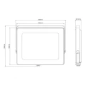 Naświetlacz LED Slim 100W 3000K IP65 ecolight EC79865 | 5901986798651 noxbox lampynox www.lampynox.pl