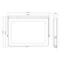 Naświetlacz LED Slim 200W 6500K IP65 ecolight EC79873 | 5901986798736 noxbox lampynox www.lampynox.pl