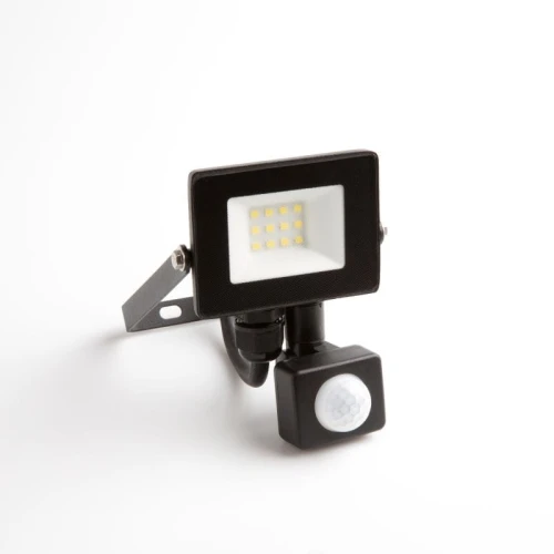 Naświetlacz LED Slim PIR 10W 3000K IP65 czujnik ruchu i zmierzchu ecolight EC79877 | 5901986798774 noxbox lampynox www.lampynox.pl