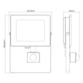 Naświetlacz LED Slim PIR 30W 4000K IP65 czujnik ruchu i zmierzchu ecolight EC79884 | 5901986798842 noxbox lampynox www.lampynox.pl