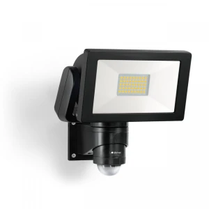 LS 300 czarny LED PIR 29,5W 4000K IP44 Naświetlacz z czujnikiem ruchu i zmierzchu