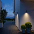 Kinkiet zewnętrzny regulowany z czujnikiem ruchu i zmierzchu ONE Connect antracyt PIR GU10 7W 3000K IP44 Steinel ST058630 | 4007841058630 noxbox lampynox www.lampynox.pl