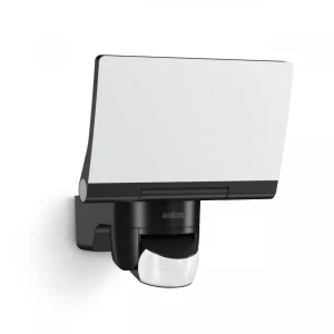 XLED home 2 S czarny LED PIR 13,7W 3000K IP44 Naświetlacz z czujnikiem ruchu i zmierzchu 