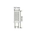 7W LEDPIN G9 3000K barwa ciepła oxyled 458164 | 5902701458164 noxbox lampynox www.lampynox.pl