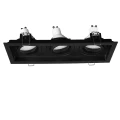 Oczko sufitowe KENAI Czarny Mat 3x GU10  Trio 651600332 | 4017807456059 noxbox lampynox www.lampynox.pl