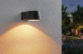 Kinkiet zewnętrzny CAPEA antracyt LED COB 6W 2200K IP44 paulmann 94713 | 4000870947135 noxbox lampynox www.lampynox.pl