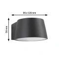 Kinkiet zewnętrzny CAPEA antracyt LED COB 6W 2200K IP44 paulmann 94713 | 4000870947135 noxbox lampynox www.lampynox.pl