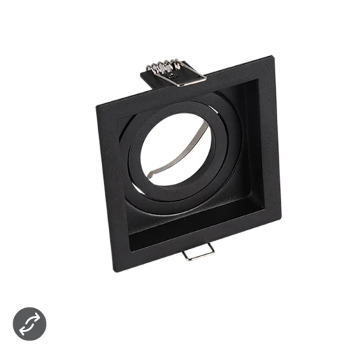 Oczko sufitowe regulowany kierunek świecenia KENAI Czarny Mat GU10 Trio 651600132 | 4017807455977 noxbox lampynox www.lampynox.pl