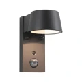 Kinkiet zewnętrzny z czujnikiem ruchu i zmierzchu CAPEA antracyt LED COB PIR 6W 2200K IP44 paulmann 94714 | 4000870947142 noxbox lampynox www.lampynox.pl