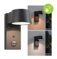 Kinkiet zewnętrzny z czujnikiem ruchu i zmierzchu CAPEA antracyt LED COB PIR 6W 2200K IP44 paulmann 94714 | 4000870947142 noxbox lampynox www.lampynox.pl