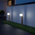 Lampa ogrodowa stojąca z czujnikiem ruchu i zmierzchu GL 80 SC iHF Connect wys. 63cm. LED 9W 3000K IP44 sterowana aplikacją steinel 055486 | 4007841055486 noxbox lampynox www.lampynox.pl